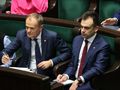 Donald Tusk i Andrzej Domański