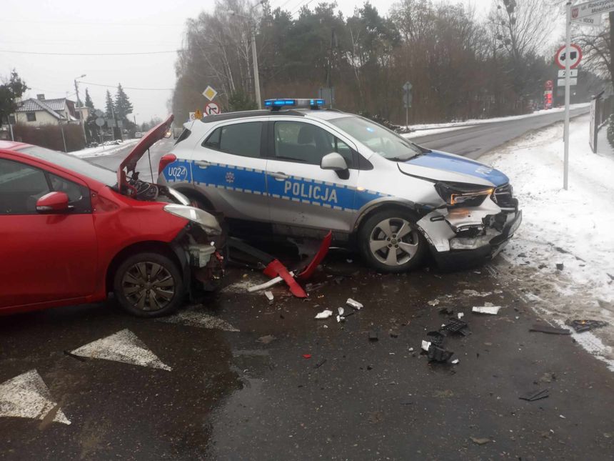 wypadek radiowozu