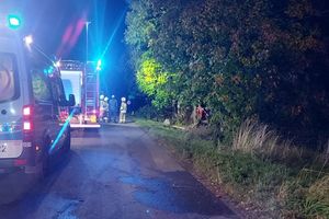 Wypadek w Ogrodnikach pod Elblągiem