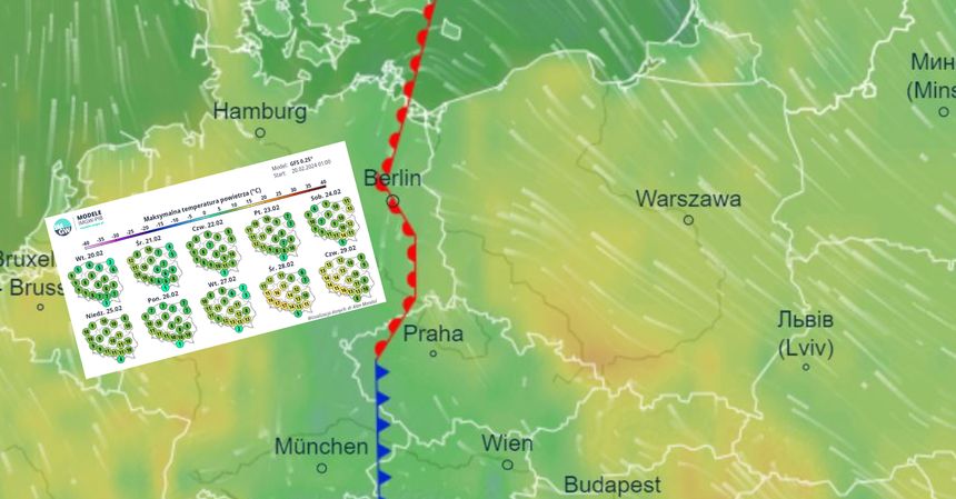 Mapa temperatury