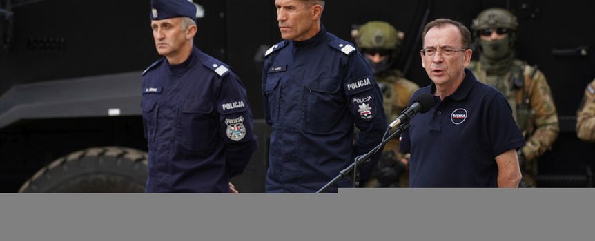 Konferencja prasowa Mariusza Kamińskiego