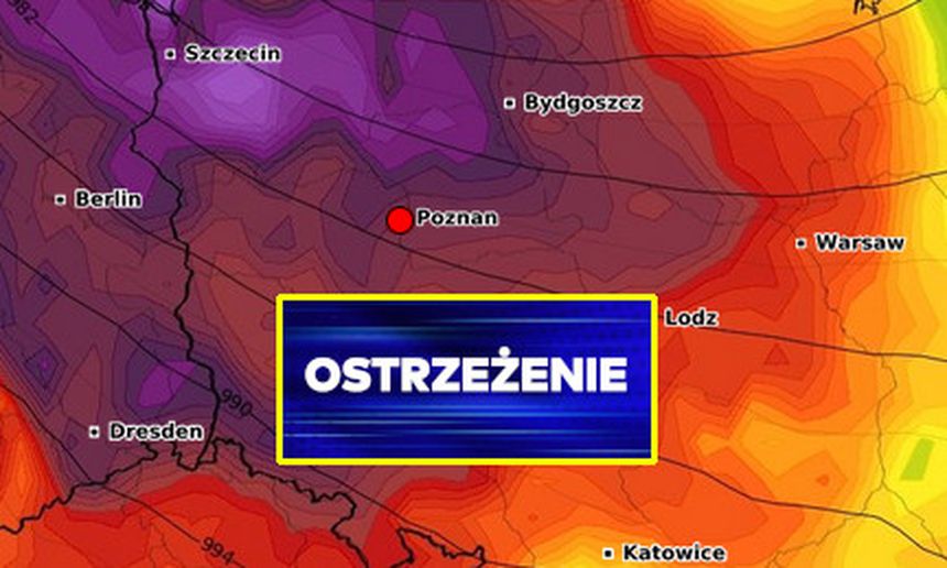 Mapa siły wiatru