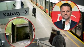 Rafał Trzaskowski, schron, metro