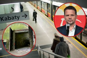 Rafał Trzaskowski, schron, metro
