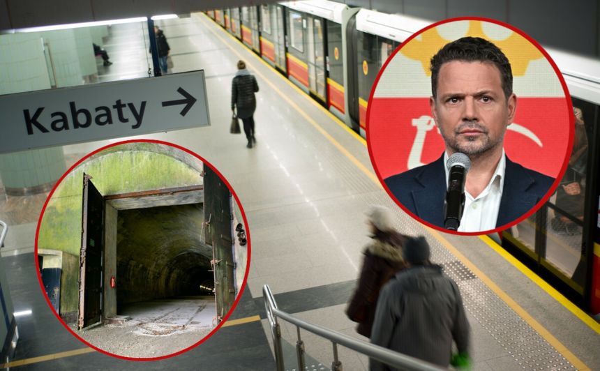 Rafał Trzaskowski, schron, metro