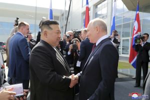 Kim Dzong Un i Władimir Putin