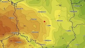 ciepły front nad Polską