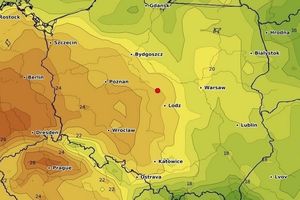 ciepły front nad Polską