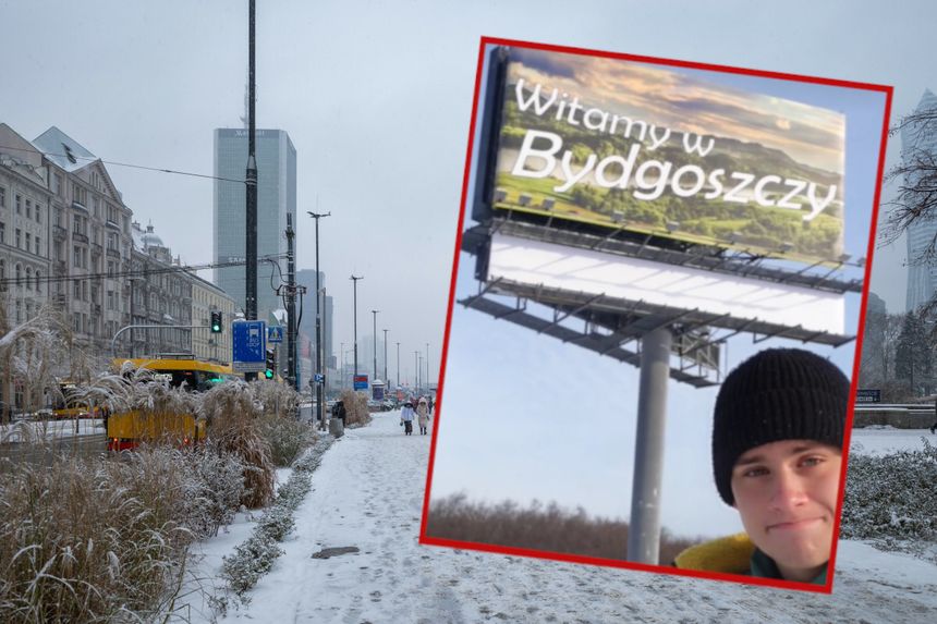 Witamy w Bydgoszczy - billboard/Warszawa