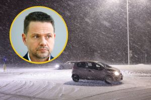 śnieżyca/Rafał Trzaskowski