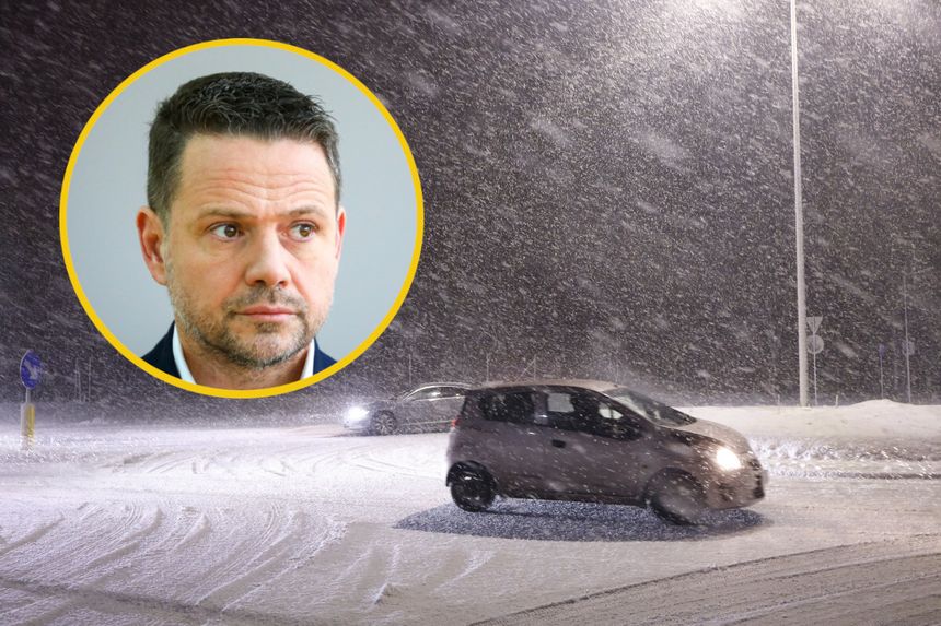 śnieżyca/Rafał Trzaskowski