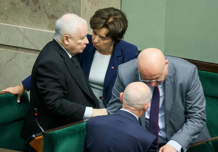 Marlena Maląg i Jarosław Kaczyński