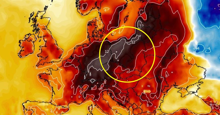 Mapa temperatury