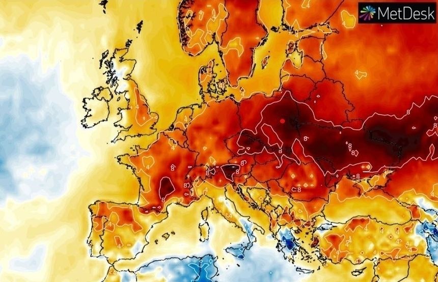 Mapa temperatury