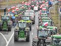 Protest rolnikow na drodze ekspresowej S3 