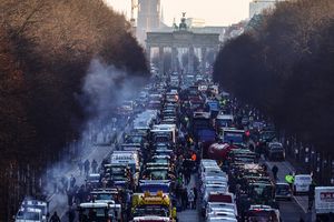 Protest rolników w Niemczech