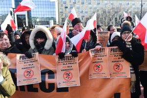 protest kupców z Marywilskiej
