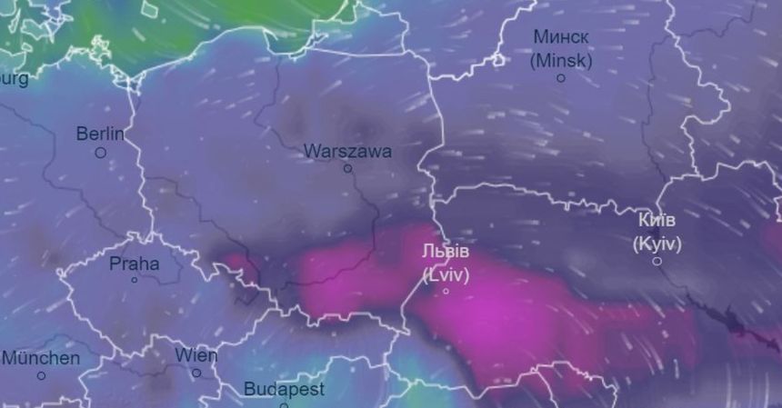 Mapa temperatury