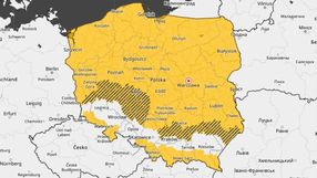 Mapa ostrzeżeń pogodowych