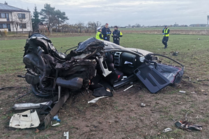 wypadek w miejscowości Groszki