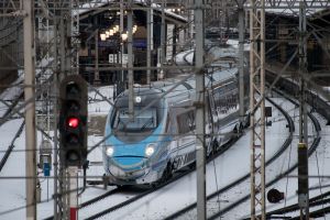 Dwa pociągi na jednym torze