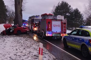Wypadek w Dąbrowie