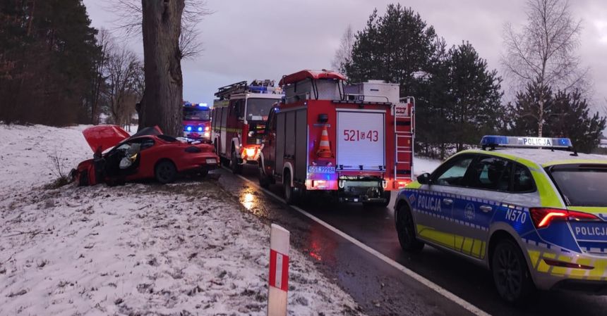 Wypadek w Dąbrowie