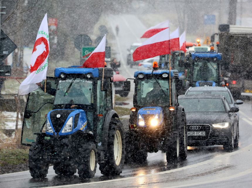protest rolników