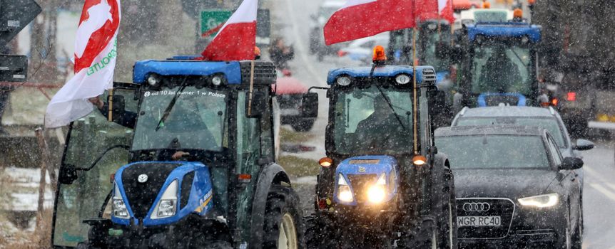 protest rolników