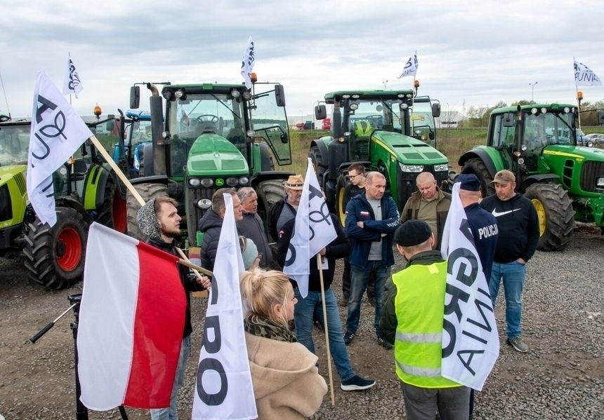 protest rolników