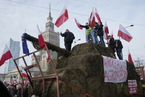 Incydent na proteście rolników