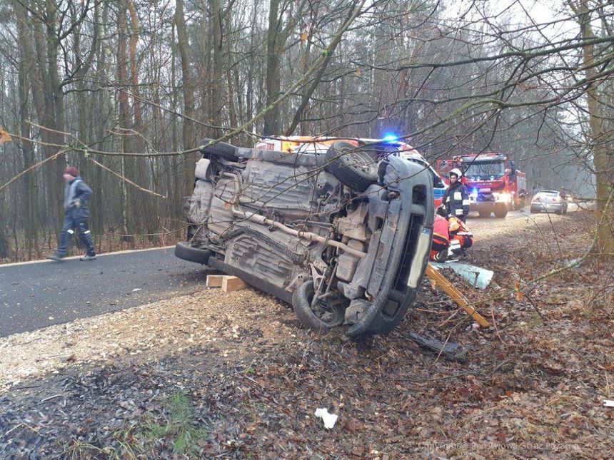 wypadek w miejscowości Perzyny