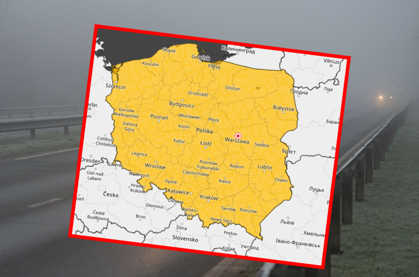 Pogodowa mapa Polski