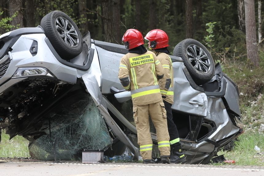 Wypadek w Trześciance