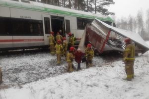 Wypadek w miejscowości Słomianka w gminie Sidra
