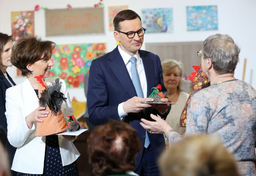 Marlena Maląg i Mateusz Morawiecki