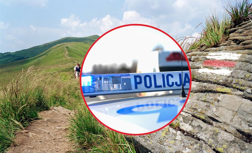 10-latka zostawiona sama w Bieszczadach na szlaku