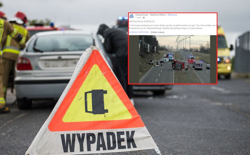 Częstochowa. Wypadek