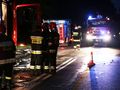 Wypadek busa na A4