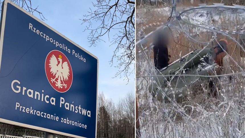 Białoruskie służby pomagają w przekroczeniu granicy