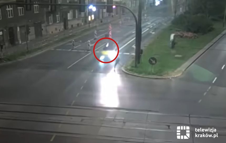 Wypadek w Krakowie