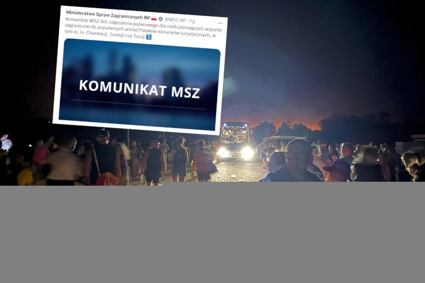 pożary w Grecji