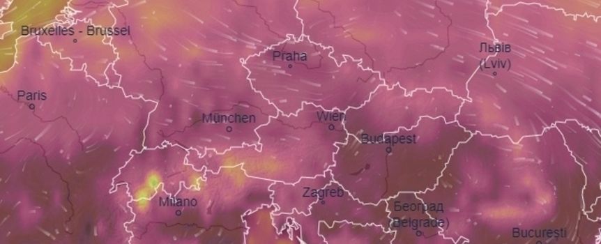 Mapa temperatury