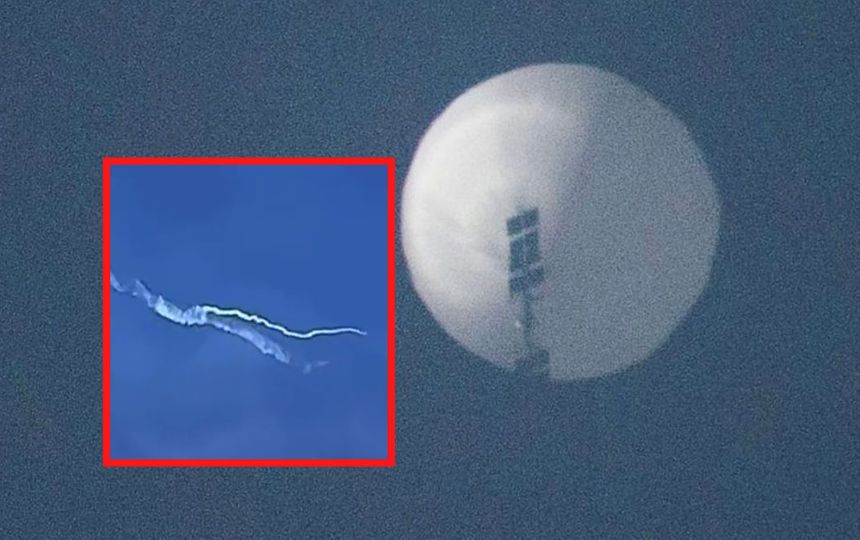 USA. Zestrzelono balon szpiegowski Chin