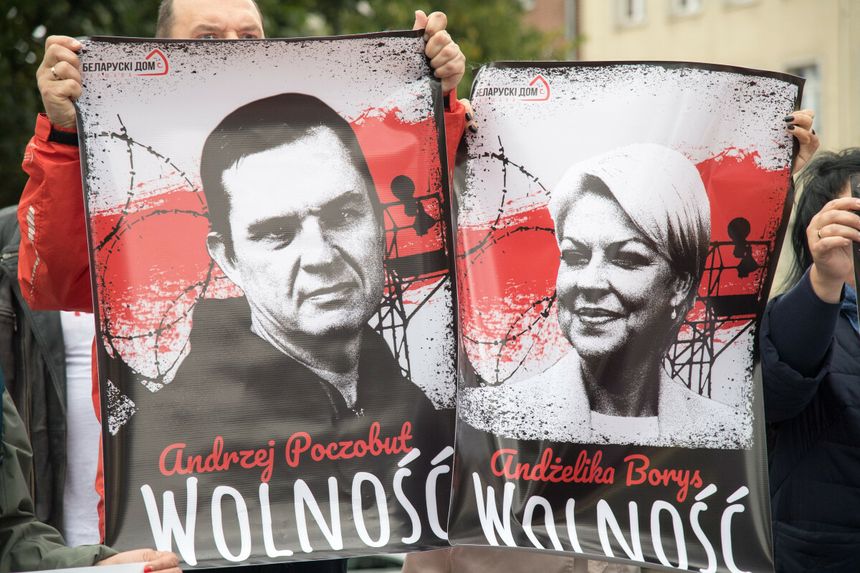 Andrzej Poczobut i Andżelika Borys