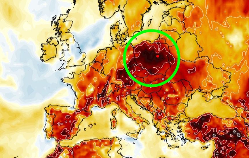 Mapa temperatury