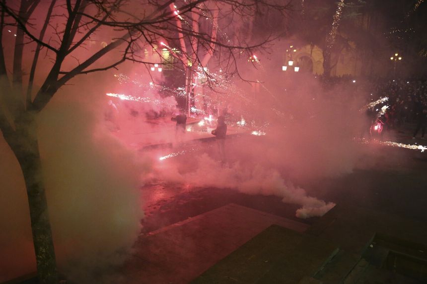 Protesty w Tbilisi