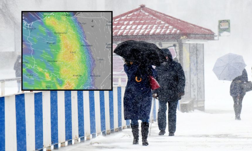 Śnieg i wiatr. Pogoda 3 lutego
