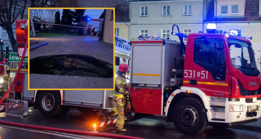 Zapadła się ziemia w Jastrzębiu
