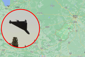 Drony nad Rosją